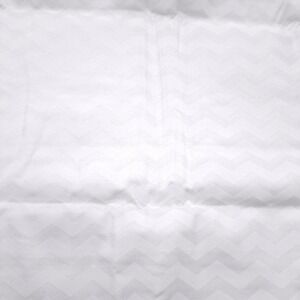 Joann Fabrics Home Decor Fabric 1.75 Yards White Chevron Tone on Tone Cotton
